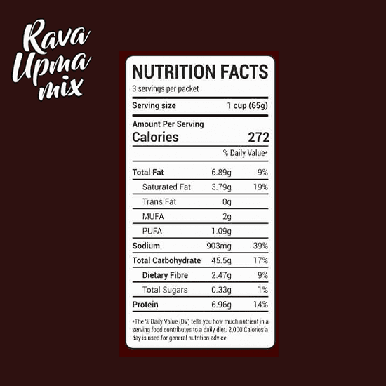 Naga Rava Upma Mix - product media